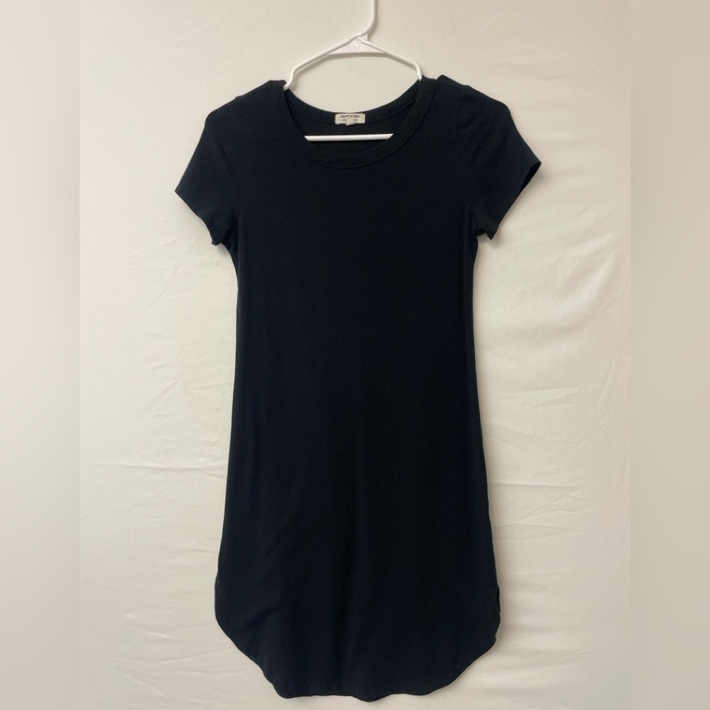 Heart & Hips women’s Size M Black T-Shirt Dress –– (M7)”✨